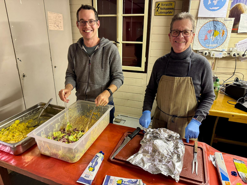 David HB9ERZ und Armin HB9SNW David HB9ERZ und Armin HB9SNW